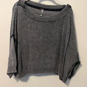 Free people cropped sweater size small